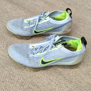 Nike Air Vapormax 2021 FK Flyknit Logo Pack Grey Black DH4085-001 Men's 7.5